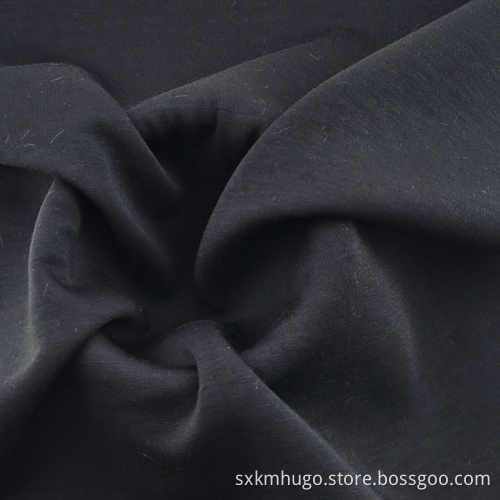 Double Layer Spandex Stretchy Plain Dyed Twill Fabric